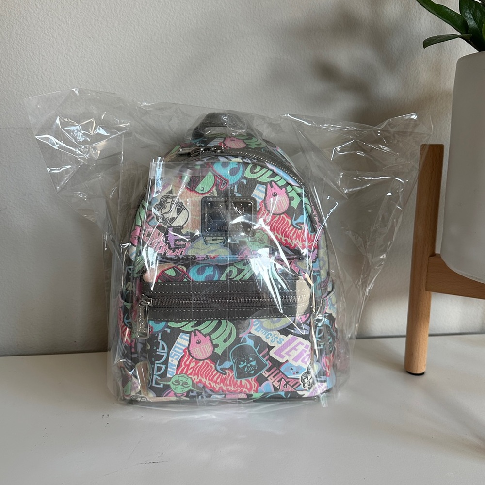 {Loungefly} Star Wars Graffiti Mini Backpack